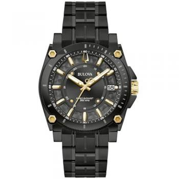 Bulova Precisionist Icon Men's 40mm Black Stainless Steel Watch