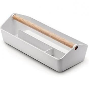 Alessi - Caja multiusos, color blanco