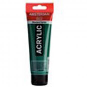 Acrílico 120 Ml Amsterdam Verde Oscuro Permanente 619