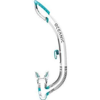 Oceanic 07.1224.89 - Ultra Dry 2 Snorkel, White/Sea Blue