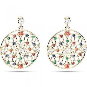Orecchini pendenti donna piccoli BROSWAY CORINTO in ottone oro e zirconi BOI24