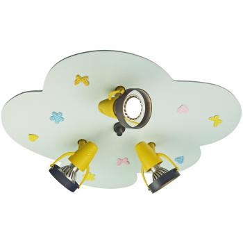 Niermann Standby 617 - Reflector, diseño de nube, color azul claro
