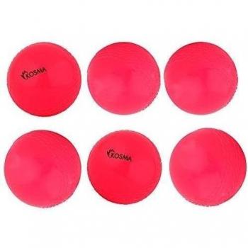 Kosma - Set de 4 pc viento bola pelota de críquet, 6 pink, 6 unidades