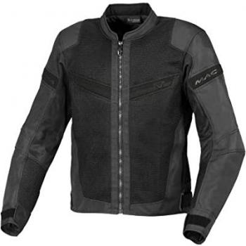 Macna Velotura Chaqueta de Moto Textil Negra Unisex Adulto XL