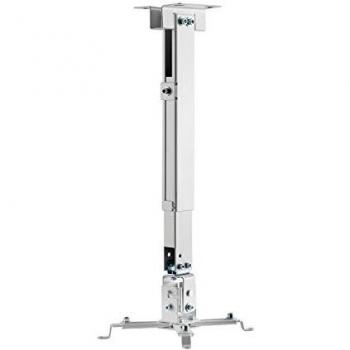 AISENS CWP01TSE-049 - Soporte de Techo o Pared para proyector, Color Blanco