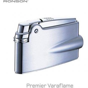 Ronson Premier Varaflame - Mechero cromado satinado