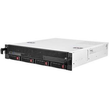 Silverstone SST-RM21-304 - Caja de Servidor de Montaje en Rack de 2U Compatible con 4X 2.5/3.5 SAS/SATA HDD/SSD
