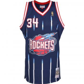 Houston Rockets Hakeem Olajuwon 1996 Hardwood Classics Swingman Jersey - Navy - Mens