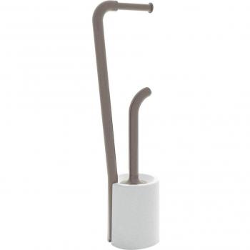 Gedy Wendy Columna De Pie, Resina, Blanco y Tórtora, 16x20.4x69.80 cm