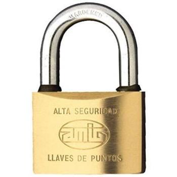 Felix Bañuls 1387 Candado Alta Seguridad, LATON MATE, 50 mm