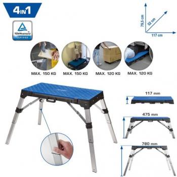 Banco de trabajo universal 4 en 1 Brilliant Tools BT180000