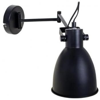 Aplique articulado Alexis 1xE27 50cm Negro