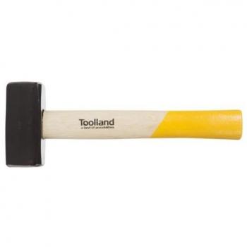 Martillo de Carpintero Toolland WH1000 - Herramienta de Calidad con Mango de Madera y Cabeza de Acero de 1000 gramos
