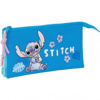 Mochila Lilo & Stitch Hawai Safta azul con diseño de personajes, material resistente, compartimentos múltiples y correas ajustables