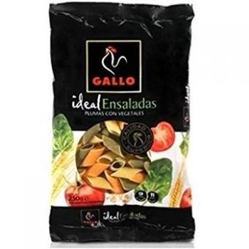Pasta Seca Gallo Plumas Vgt Paquete 250Gr.