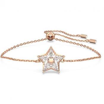 Swarovski Stella Rose Gold Star Pull Bracelet - Adjustable