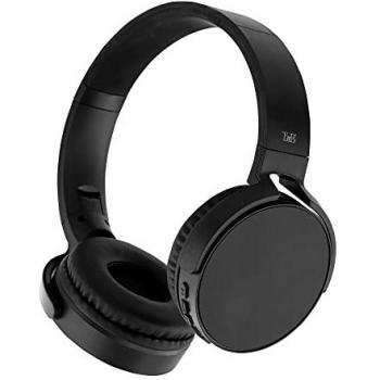 Auriculares inalámbricos Bluetooth 5.0 T'nB Single 2, color negro, con 8 horas de escucha, ajustables, puerto Jack, cómodos, micrófono y controles integrados, ideales para deportes y entrenamientos