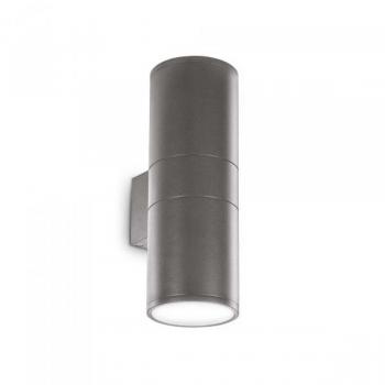 Aplique de jardín Gun Aluminio Antracita 2 bombillas 31cm