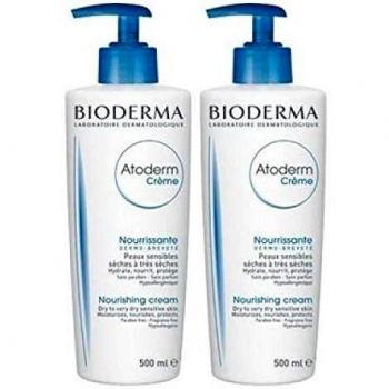 Crema Corporal Hidratante Ultra Nourrissante Bioderma Atoderm 2x500ml