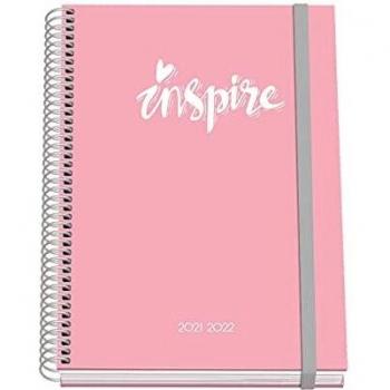 Agenda Escolar A5 - Dohe - Pastel - Rosa