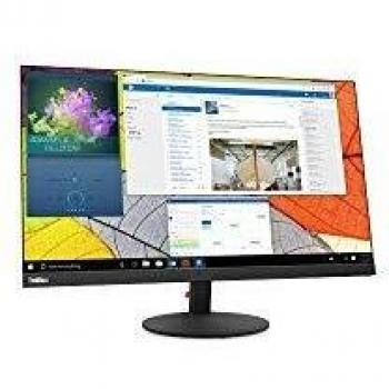 Lenovo ThinkVision S27q-10 27.0 QHD IPS Monitor 4 ms DP 1.2 + HDMI 1.4 3 lados sin bordes - Negro