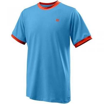 Wilson B Competition Crew Camiseta, Unisex niños, Coastal Blue, L