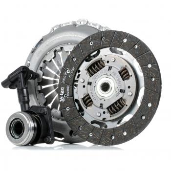 Kit de embrague VALEO 834071 con disco de embrague, plato de presión y rodamiento de liberación, diseñado para vehículos específicos, alta durabilidad y rendimiento óptimo