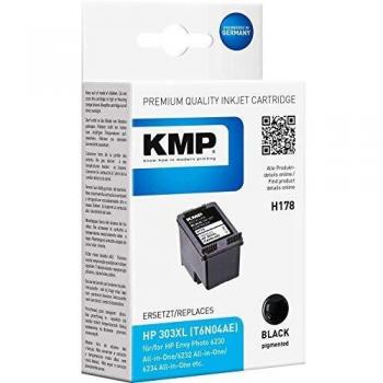 Cartucho de Tinta Compatible HP 303XL (T6N04AE) Negro - 12.9 ml - KMP H178