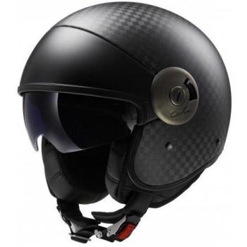 LS2 305971098XS OF597 Casco Cabrio Solid, Color Carbon, Tamaño XS