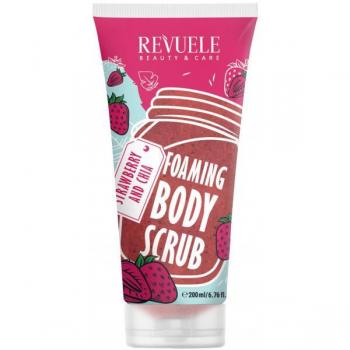 Revuele Foaming Body Scrub Strawberry and Chia Moisturising Body Scrub 200 ml