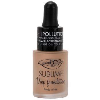 Sublime Drop Organic Liquid Foundation 04 Yellow - Purobio 15ml