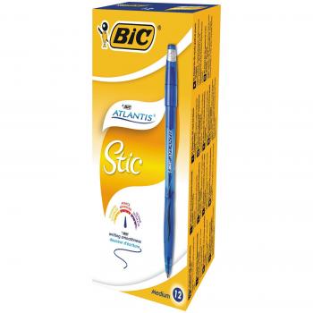 Bic Atlantis - Bolígrafo de tinta gel azul