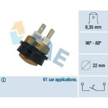 Interruptor de temperatura FAE 36080 para ventilador del radiador