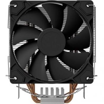 Savio CPU Cooler FROST Pro Black Silver - Enfriador de aire para procesador con diseño térmico compacto
