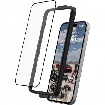 Protector de Pantalla UAG Plus de Vidrio Templado para Apple iPhone 15 - 9H, Anti-Huellas, Ultra Claro, 0.33 mm