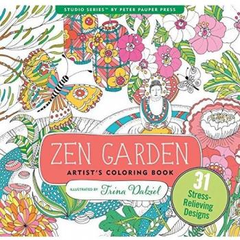 Zen Garden Adult Coloring Book