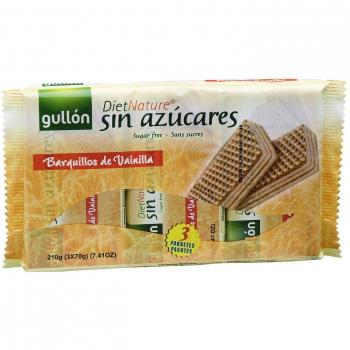 Barquillos de Vainilla Gullon DietNature Pack 3x60 gr.