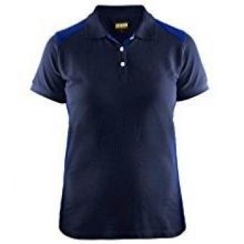 Polo Mujer Azul Marino/Azul Aciano XL Blaklader