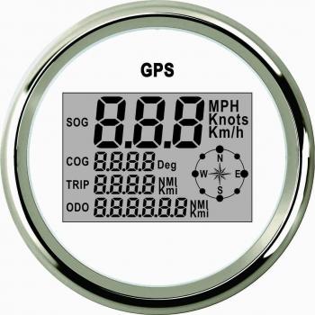 Resistente al agua digital gps velocmetro odmetro para auto marino camin con luz de fondo 3c3885mm 9c32v
