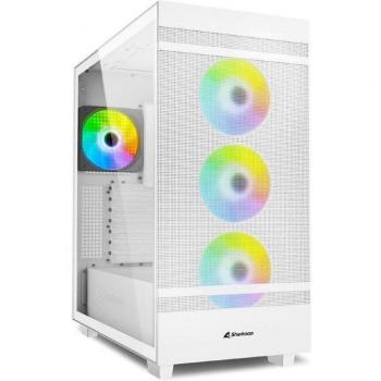 Sharkoon Rebel C50 RGB ATX Full Tower Case White with Tempered Glass and USB-C