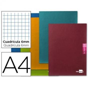 Libreta Scriptus A4 48 hojas 90g/m2 cuadro 6mm