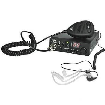 Emisora de Radio CB PNI Escort HP 8024 ASQ con Fuente de Alimentación 12V-24V y Auricular HF11