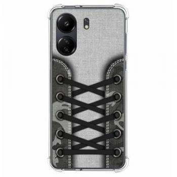 Funda Antigolpes de Silicona para Xiaomi Poco C65 con Diseño de Zapatillas 16 Dibujos