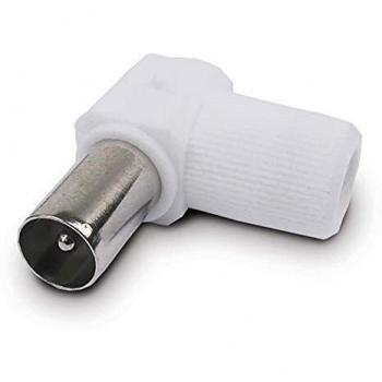 9037R22 - Conector para antena TV acodado macho 9,5 mm Axil