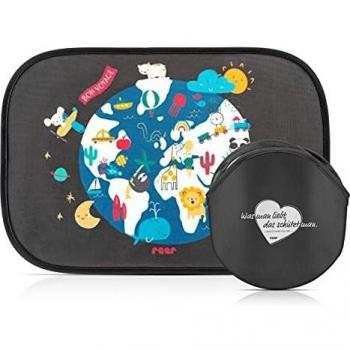 reer Travelkid Sun - Protección Solar para El Coche, Color Negro, 129 g