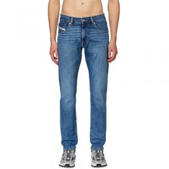 Diesel 2019 D-Strukt Slim Fit Light Blue Jeans for Men - Size 32W x 34L