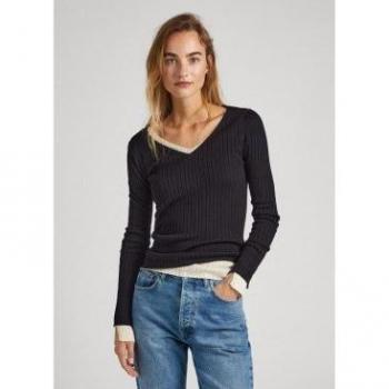 Jersey Elix negro Pepe Jeans PL702056