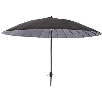 Parasol Redondo de Aluminio UD2 Gris 250 cm 38 mm - Protección Solar