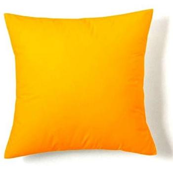 ESTELA - Funda de cojín Combi Lisos Color Maíz - Medidas 40x40 cm. - 50% Algodón-50% Poliéster - 144 Hilos