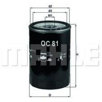 Knecht OC 81 filtro de aceite